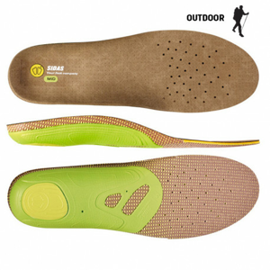 Vložky do bot Sidas 3Feet Outdoor Mid Velikost bot (EU): 42-43 / Barva: zelená/hnědá