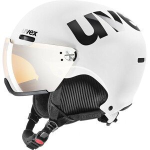 Lyžařská přilba Uvex HLMT 500 Visor Velikost helmy: 59-62 cm / Barva: bílá/černá