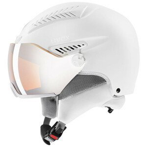 Lyžařská přilba Uvex HLMT 600 Visor Velikost helmy: 53–55 cm / Barva: bílá