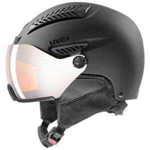 Lyžařská přilba Uvex HLMT 600 Visor Velikost helmy: 55-57 cm / Barva: černá