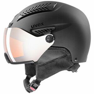 Lyžařská přilba Uvex HLMT 600 Visor Velikost helmy: 57-59 cm / Barva: černá