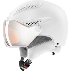 Lyžařská přilba Uvex HLMT 600 Visor Velikost helmy: 57-59 cm / Barva: bílá