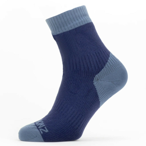 Ponožky SealSkinz WP Warm Weather Ankle Lenght Velikost ponožek: 36-38 / Barva: šedá/černá