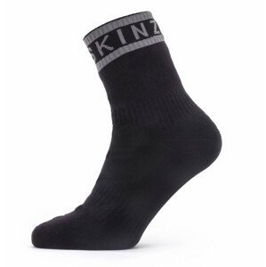 Ponožky SealSkinz WP Warm Weather Ankle Length with Hydrostop Velikost ponožek: 43-46 / Barva: černá