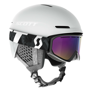 Lyžařský set Scott Combo Helmet Track + Goggle Fact Velikost helmy: 59-61 cm / Barva: bílá