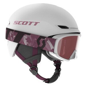 Dětská lyžařská přilba Scott Combo Helmet Keeper 2 + brýle Jr Witty Velikost helmy: 51–54 cm / Barva: bílá