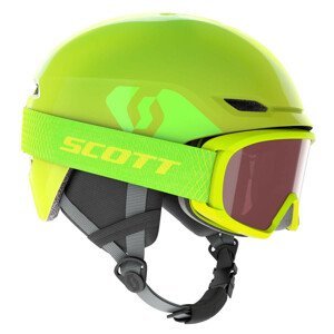 Dětská lyžařská přilba Scott Combo Helmet Keeper 2 + brýle Jr Witty Velikost helmy: 51–54 cm / Barva: světle zelená