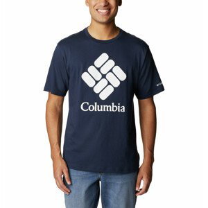 Pánské triko Columbia CSC Basic Logo Tee Velikost: M / Barva: tmavě modrá