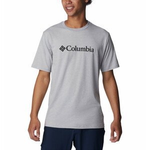 Pánské triko Columbia CSC Basic Logo Tee Velikost: M / Barva: šedá