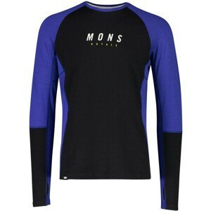 Pánské funkční triko Mons Royale Olympus 3.0 LS Velikost: L / Barva: modrá