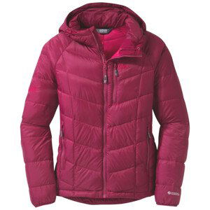 Dámská bunda Outdoor Research Sonata Hooded Down Jacket Velikost: S / Barva: růžová