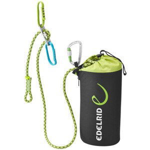 Zajišťovací set Edelrid Via Ferrata Belay Kit II 15 m Barva: černá/zelená