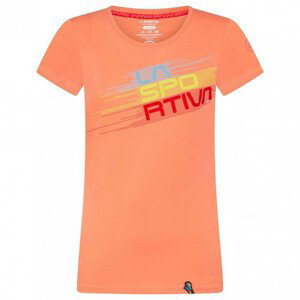 Dámské triko La Sportiva Stripe Evo T-Shirt W Velikost: S / Barva: oranžová