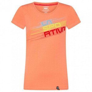 Dámské triko La Sportiva Stripe Evo T-Shirt W Velikost: L / Barva: oranžová