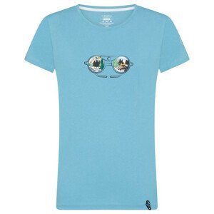 Dámské triko La Sportiva View T-Shirt W Velikost: S / Barva: modrá