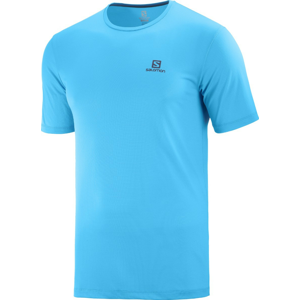 Pánské triko Salomon Agile Training Tee M Velikost: L / Barva: modrá