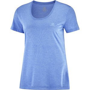 Dámské triko Salomon Agile Ss Tee W Velikost: L / Barva: modrá
