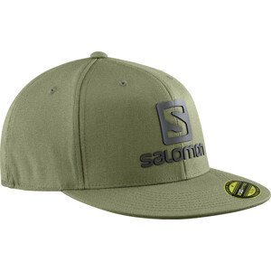 Kšiltovka Salomon Logo Cap Flexfit® Barva: zelená