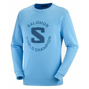 Dámská mikina Salomon Outlife Crewneck Sweatshirt U Summer Velikost: L / Barva: modrá