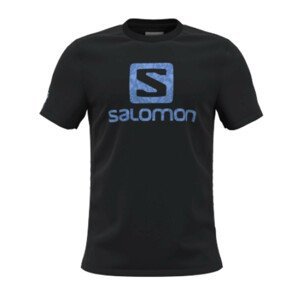 Pánské triko Salomon Outlife Logo Ss Tee M Velikost: M / Barva: černá