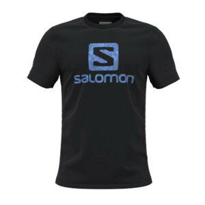 Pánské triko Salomon Outlife Logo Ss Tee M Velikost: L / Barva: černá