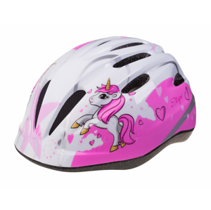 Dětská přilba Etape Rebel Velikost helmy: 48-52 cm / Barva: růžová/bílá