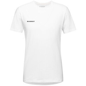 Pánské triko Mammut Mammut Logo T-Shirt Men Velikost: M / Barva: bílá/černá