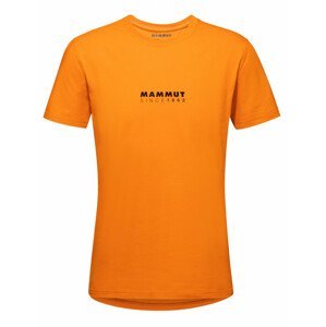 Pánské triko Mammut Mammut Logo T-Shirt Men Velikost: M / Barva: oranžová