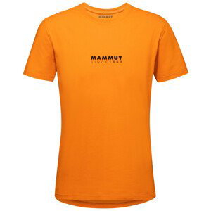 Pánské triko Mammut Logo T-Shirt Men Velikost: XXL / Barva: oranžová
