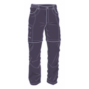Pánské kalhoty Warmpeace Bigwash zip-off Velikost: M / Barva: šedá