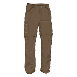 Pánské kalhoty Warmpeace Bigwash zip-off Velikost: M / Barva: hnědá