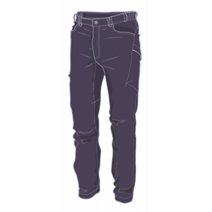 Pánské kalhoty Warmpeace Hermit Velikost: XXL / Barva: černá
