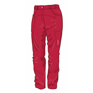 Dámské kalhoty Warmpeace June Velikost: S / Barva: červená