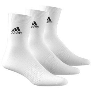 Ponožky Adidas Light Crew 3Pp Velikost ponožek: 40-42 / Barva: bílá