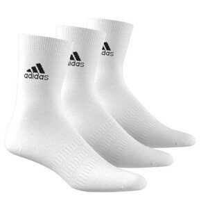 Ponožky Adidas Light Crew 3Pp Velikost ponožek: 43-45 / Barva: bílá