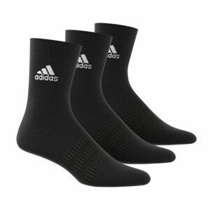 Ponožky Adidas Light Crew 3Pp Velikost ponožek: 43-45 / Barva: černá