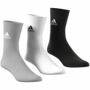 Ponožky Adidas Light Crew 3Pp Velikost ponožek: 37-39 / Barva: šedá