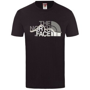 Pánské triko The North Face Mountain Line Tee - Eu Velikost: L / Barva: černá
