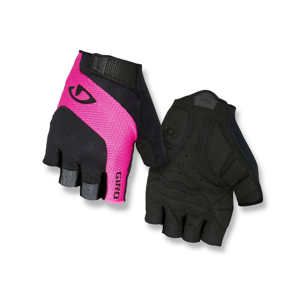 Cyklistické rukavice Giro Tessa Velikost: L / Barva: černá/růžová