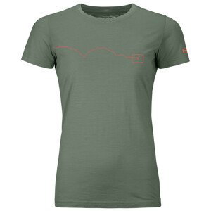 Dámské triko Ortovox 120 Tec Mountain T-Shirt W Velikost: M / Barva: zelená