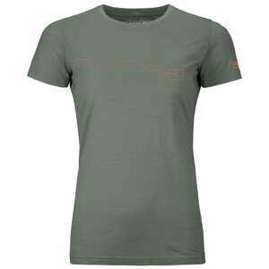 Dámské triko Ortovox 120 Tec Mountain T-Shirt W Velikost: L / Barva: zelená