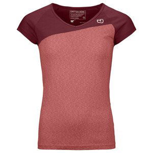 Dámské triko Ortovox 120 Tec T-Shirt W Velikost: XL / Barva: červená