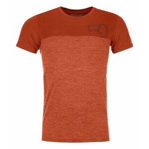 Pánské funkční triko Ortovox 150 Cool Logo Ts M Velikost: L / Barva: oranžová