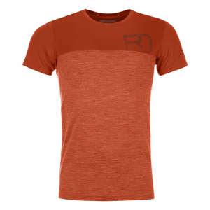 Pánské funkční triko Ortovox 150 Cool Logo Ts M Velikost: XL / Barva: oranžová
