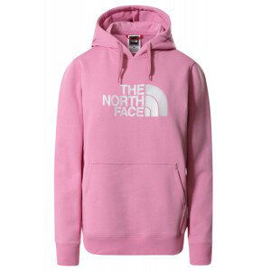 Dámská mikina The North Face Drew Peak Pullover Hoodie Velikost: S / Barva: růžová/bílá