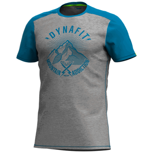 Pánské tričko Dynafit Transalper Light M S/S Tee Velikost: L / Barva: modrá/šedá