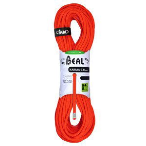 Lezecké lano Beal Karma 9,8 mm (50 m) Barva: oranžová
