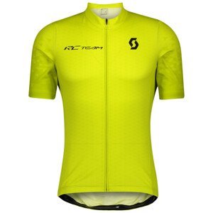 Pánský cyklistický dres Scott M's RC Team 10 s/sl Velikost: M / Barva: žlutá