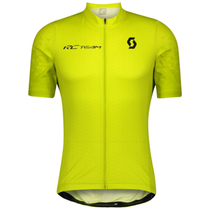 Pánský cyklistický dres Scott M's RC Team 10 s/sl Velikost: XL / Barva: žlutá