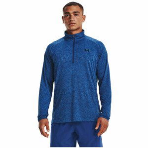 Pánské funkční triko Under Armour Tech 2.0 1/2 Zip (2022) Velikost: XXL / Barva: modrá/bíla